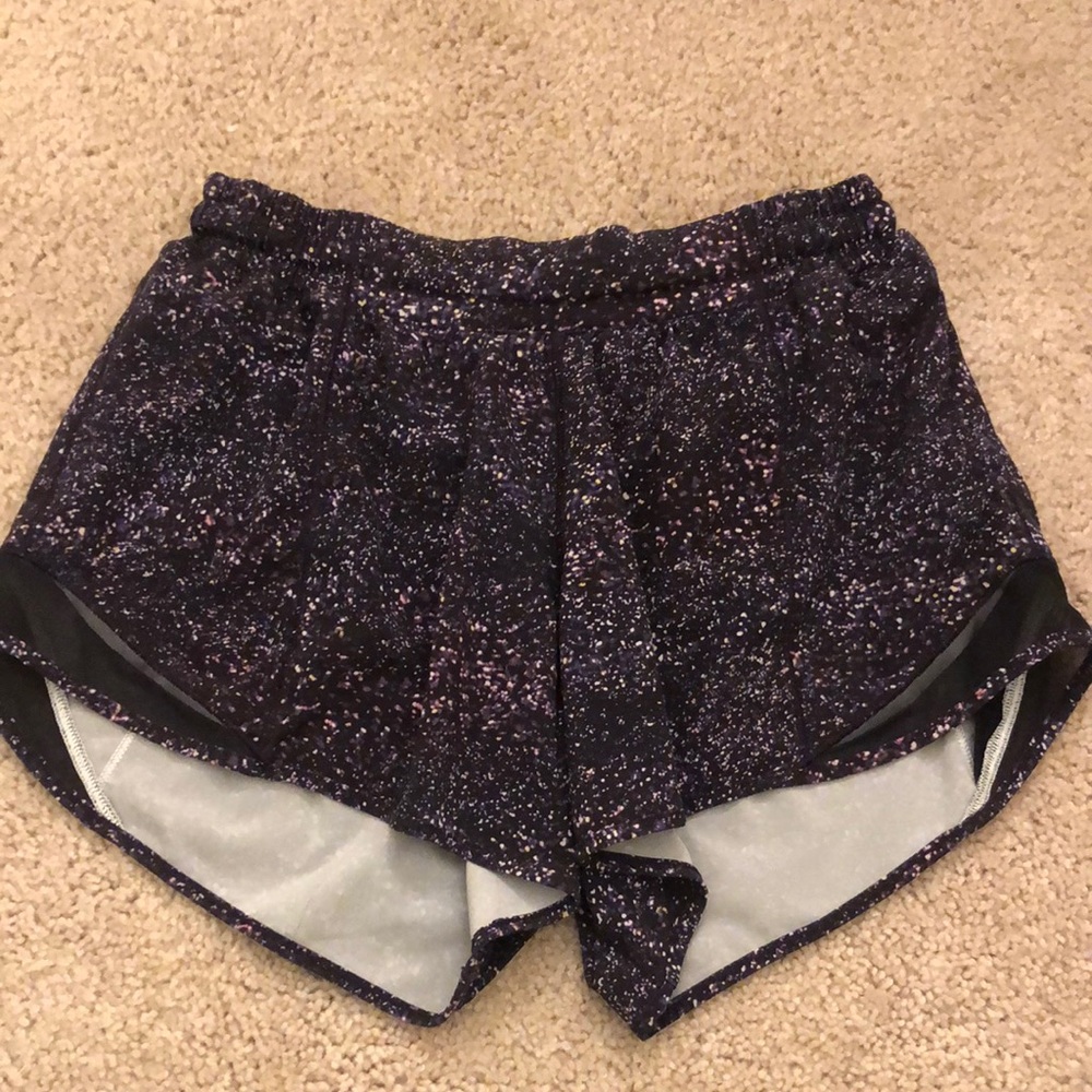 Galaxy/Speckled Lululemon Shorts!